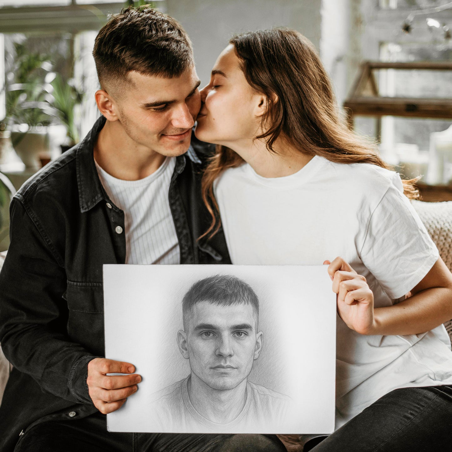 Retrato de tu alma gemela y descripción detallada